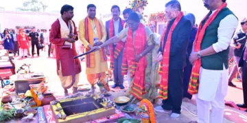 President Murmu lays foundation for ₹100-crore Jagannath temple in Jamshedpur